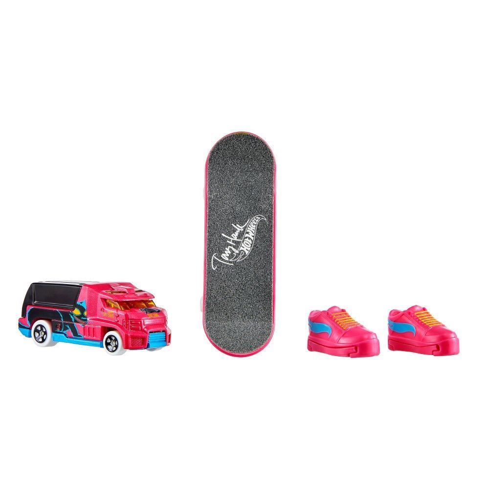 Skate De Dedo Com Carrinho Hot Wheels Mattel - Sortido
