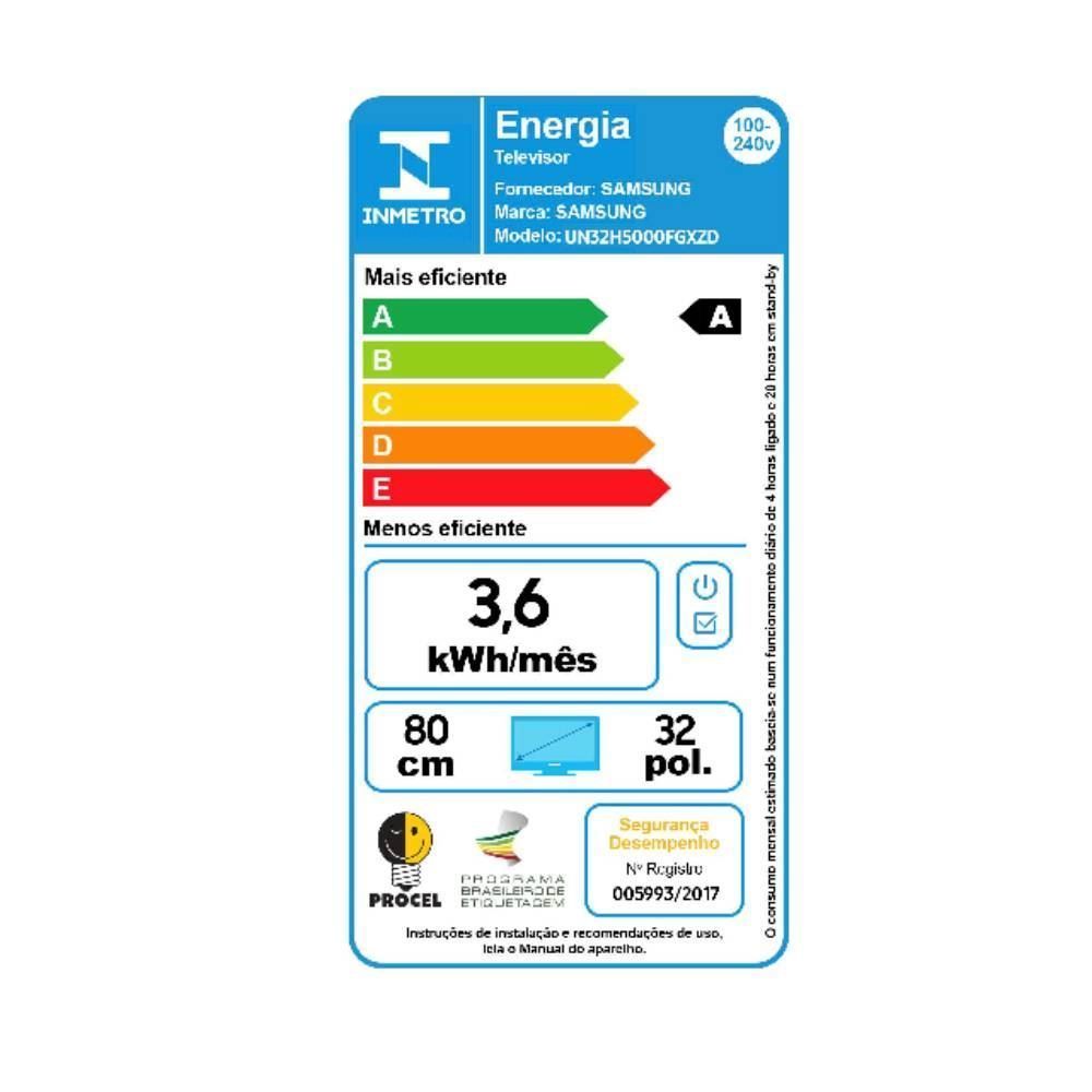 Smart Tv 32" Hd H5000 Samsung Un32h5000fgxzd