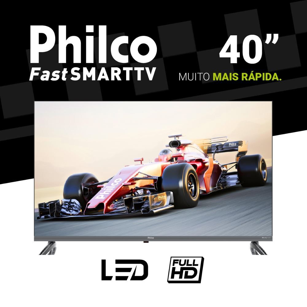 Smart Tv 40" Philco Led Full Hd Android 11 Hdr10 Borda Infinita P40saa
