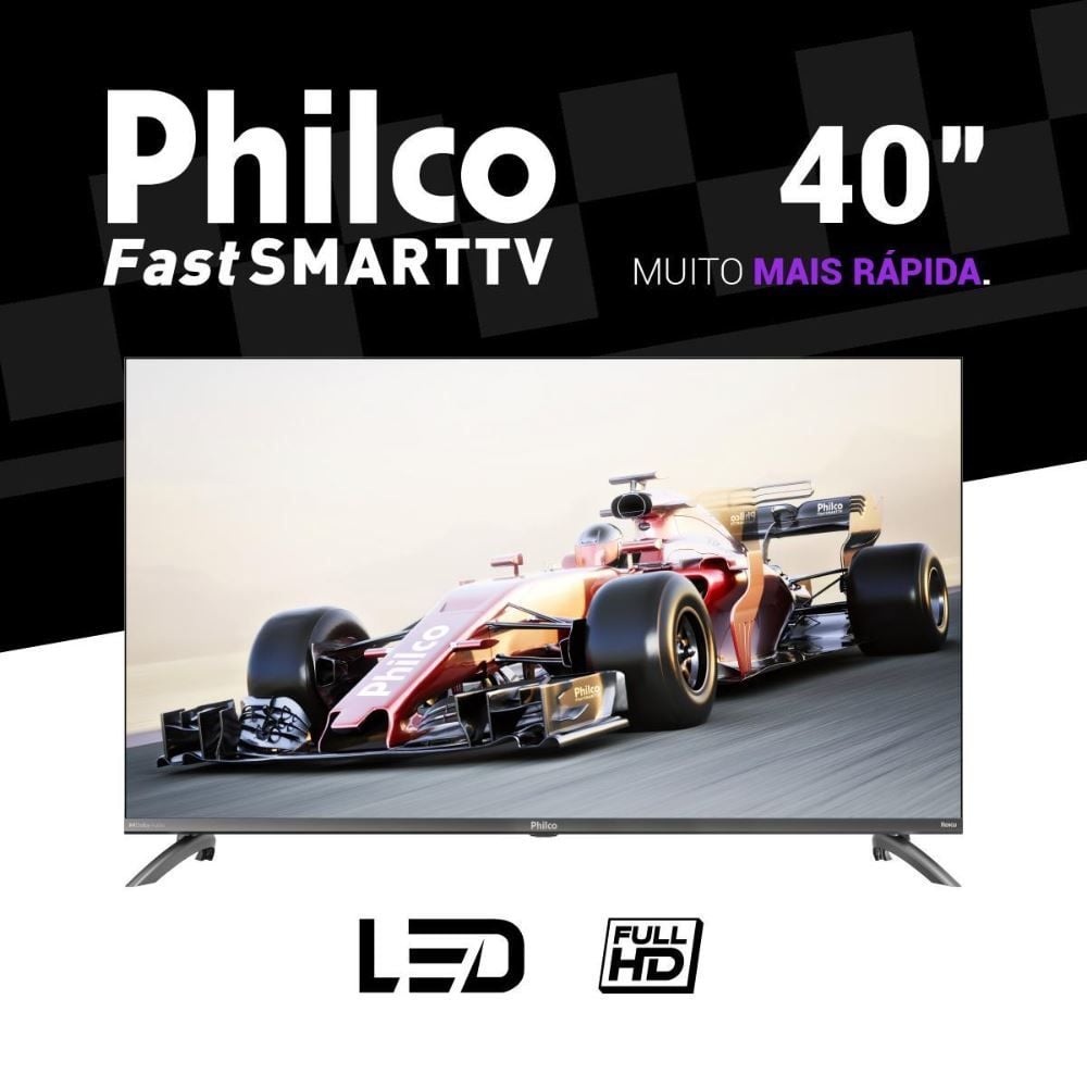 Smart Tv 40” Philco Ptv40m9gr2cgb Roku Tv Led Dolby Audio