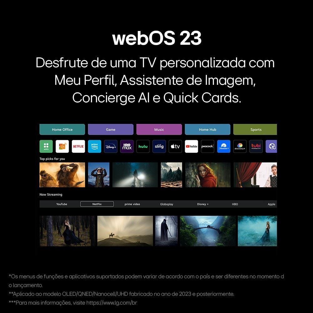 Smart Tv 43" Lg Full Hd 43Lr6700 Ai Alexa Webos 23 - Bivolt