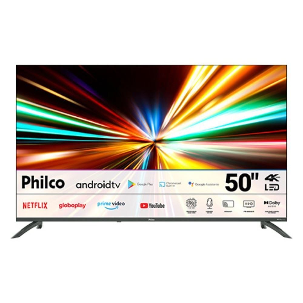 Smart Tv 50" Philco 4K Led Android Dolby Audio P50eaa