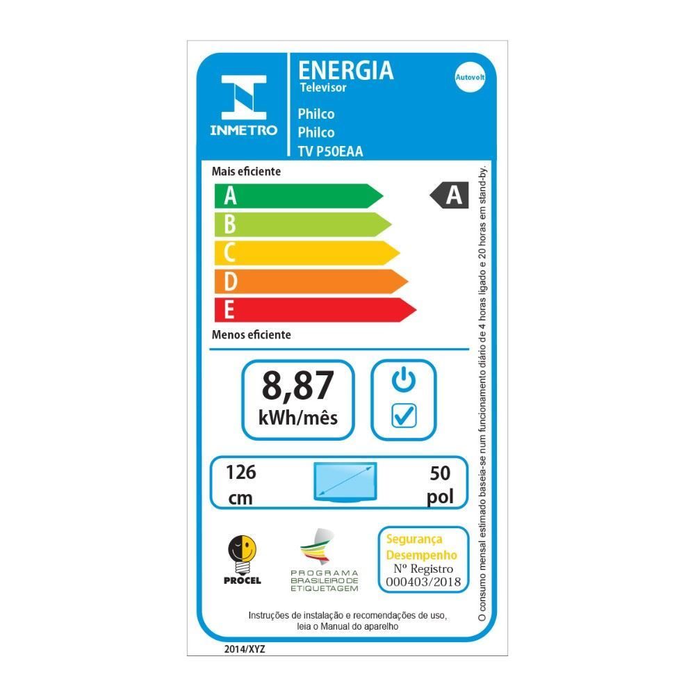 Smart Tv 50" Philco 4K Led Android Dolby Audio P50eaa