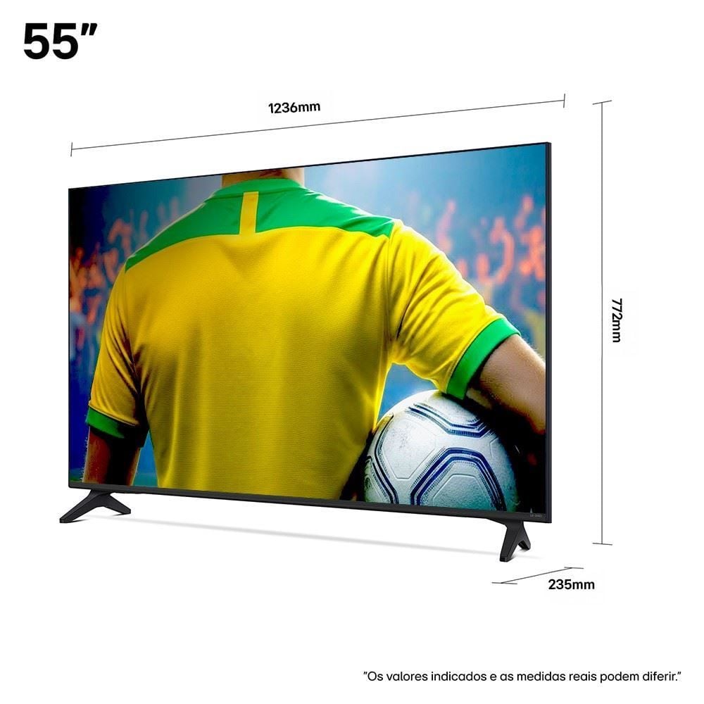 Smart Tv 55" Lg Qned73 4K Ai A7 Webos Google Cast