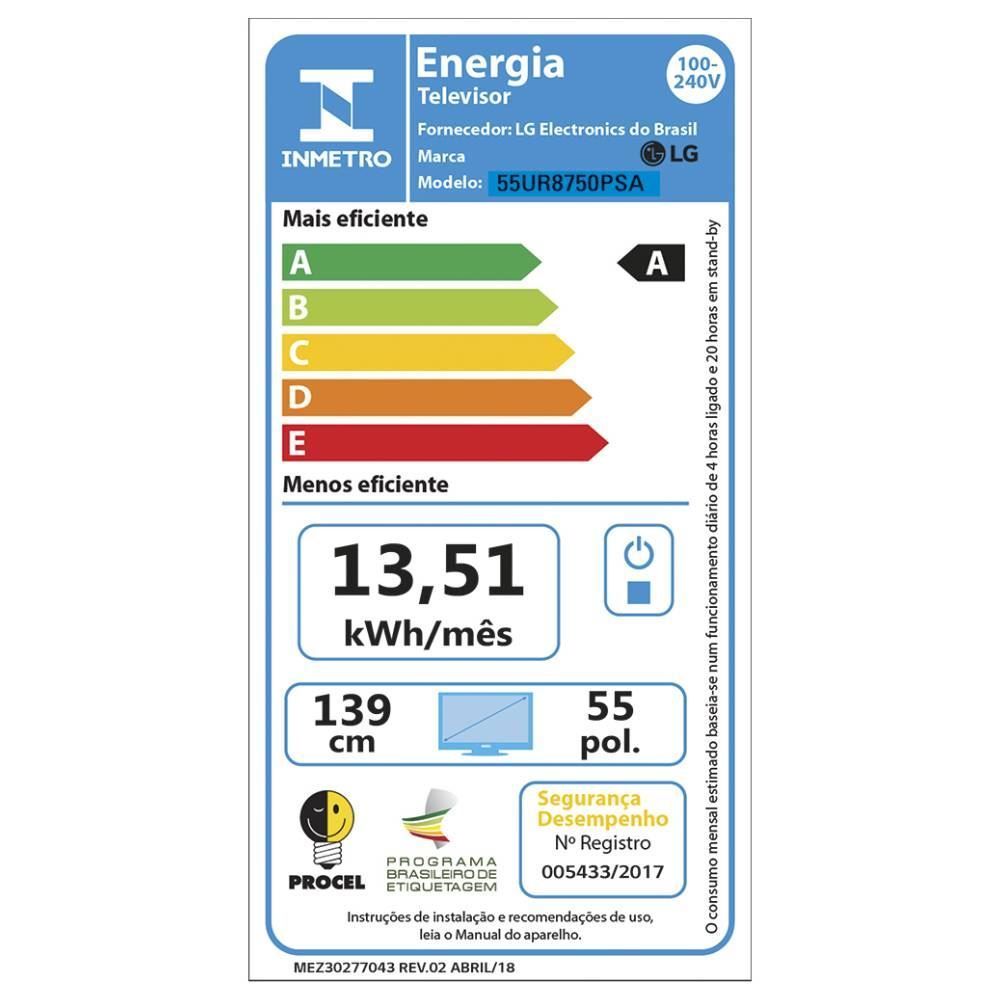 Smart Tv 55 Uhd 4K Lg Thinq Ai 55Ur8750 - Bivolt