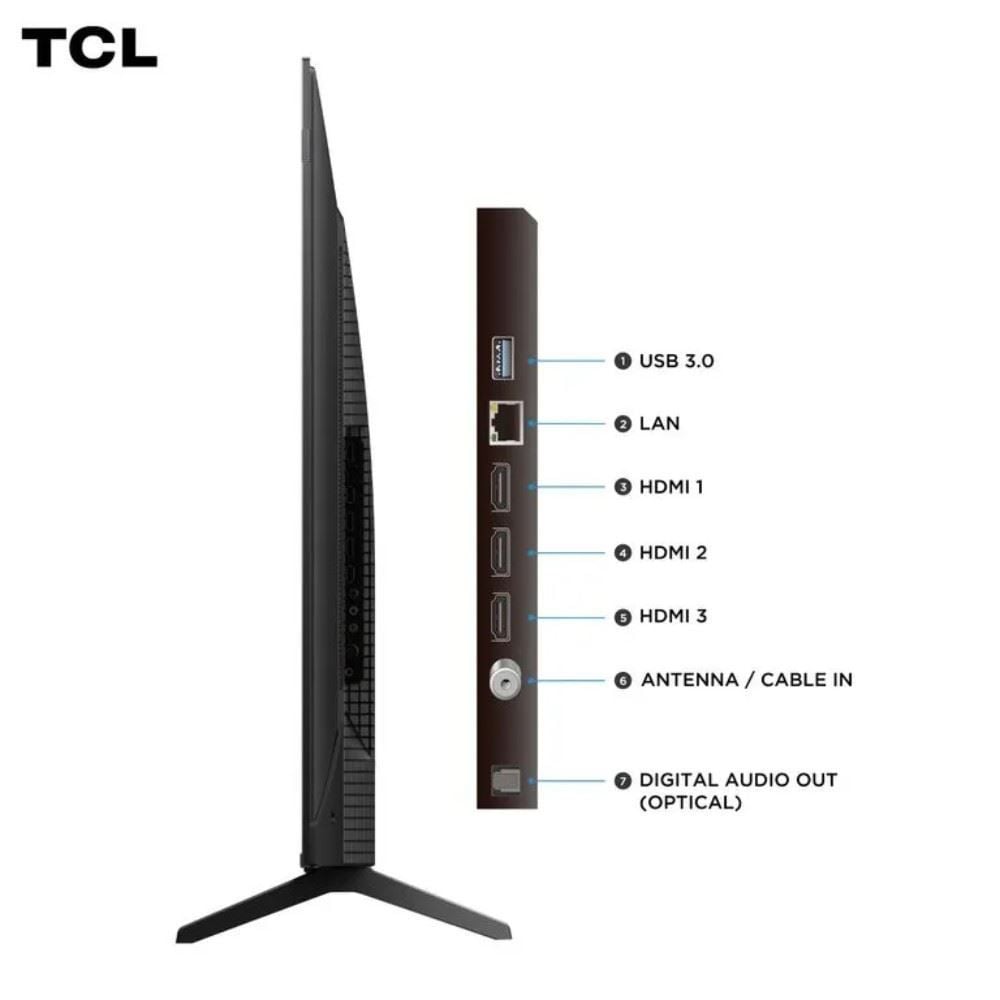 Smart Tv 55'' Tcl Qled 4K 55P7k Google Tv Wi-Fi Dual Band
