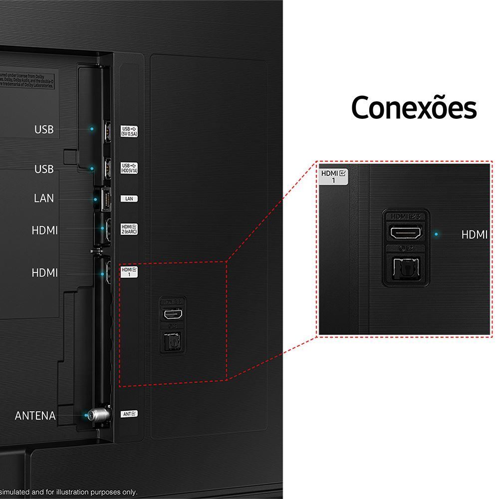 Smart Tv 75" Uhd 4K Samsung Painel Dynamic 75Cu8000 - Bivolt