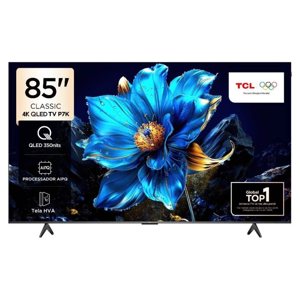 Smart Tv 85'' Tcl Qled 85P7k 4K Uhd Google Tv
