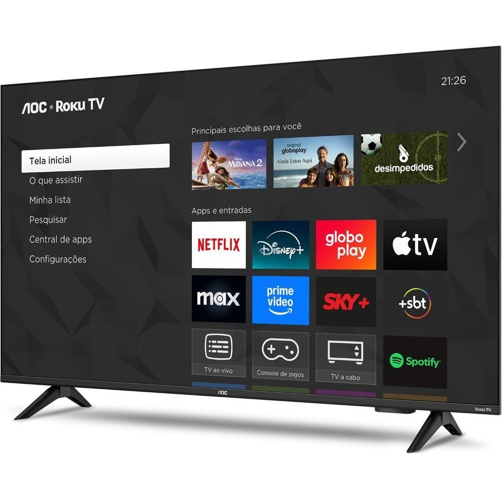 Smart Tv Aoc 43" Roku Tv