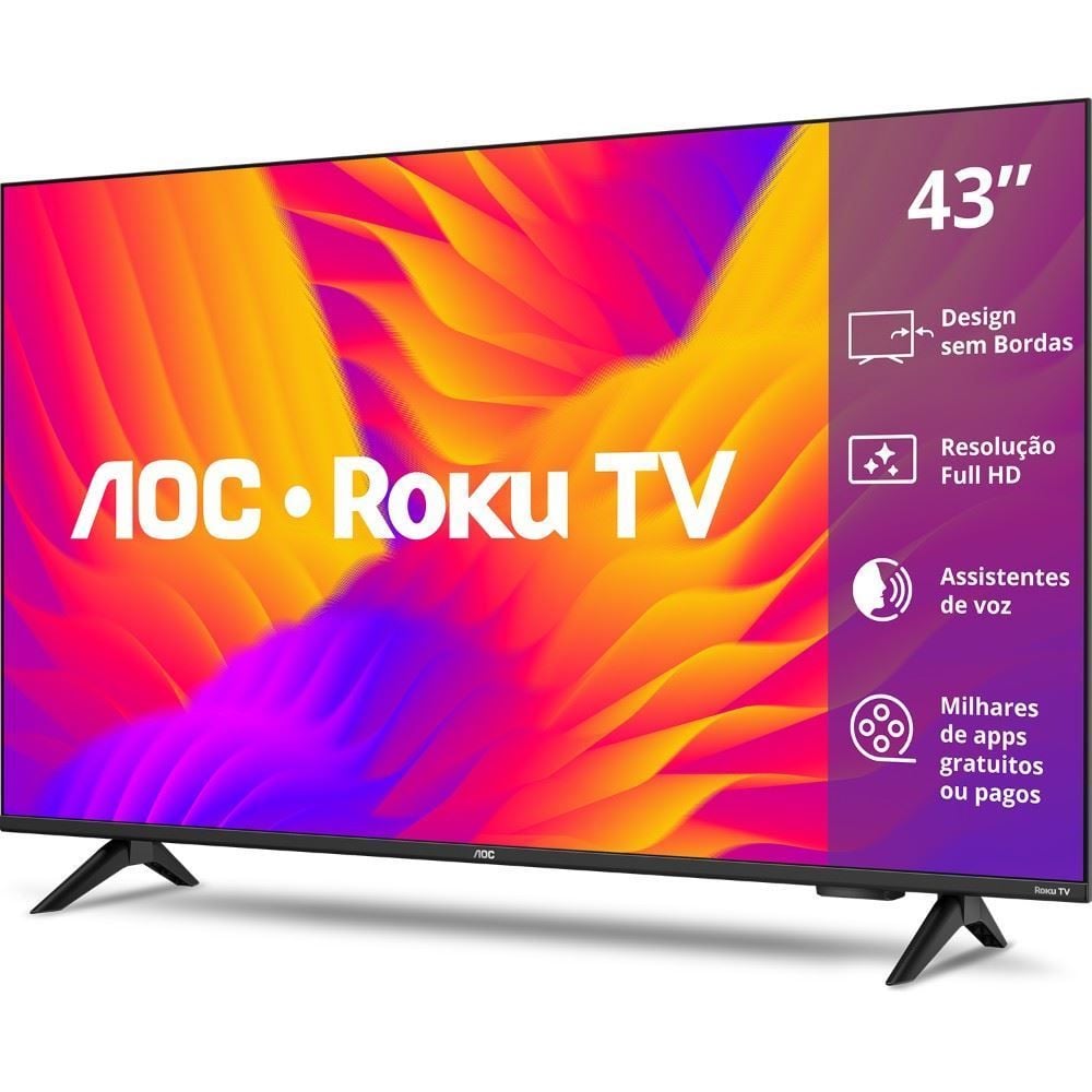 Smart Tv Aoc 43" Roku Tv