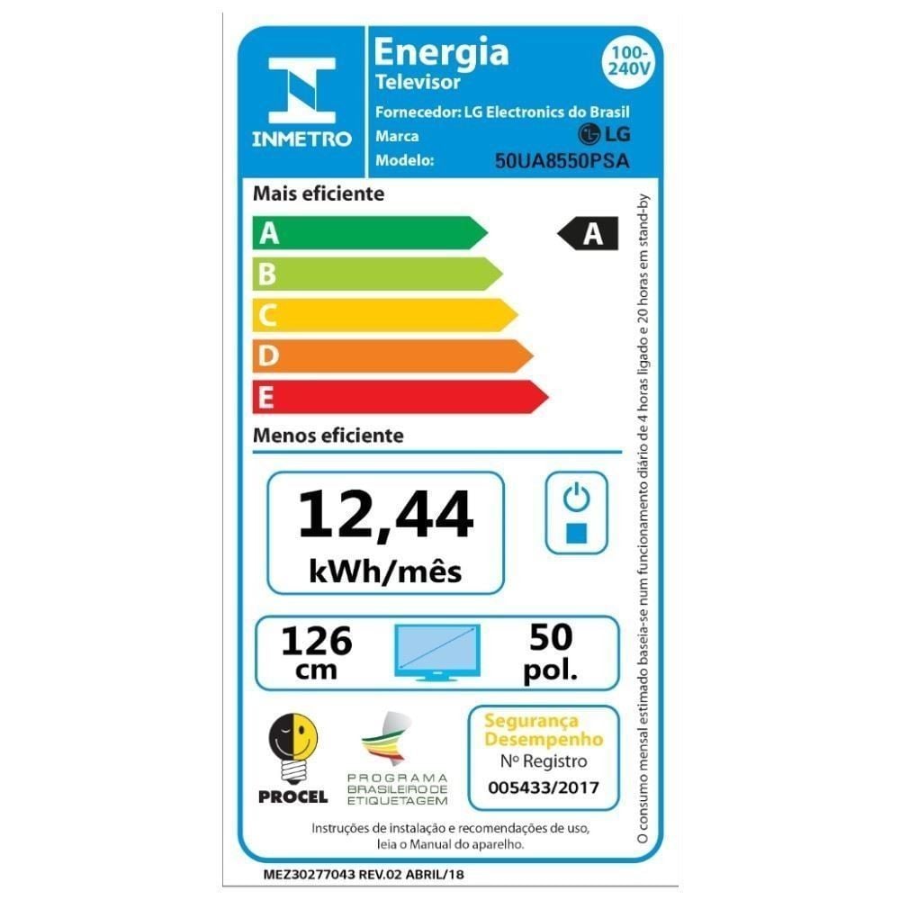 Smart Tv Lg Ai 50"4K Uhd A7 Ai Processor 4K Gen8 Webos 25 50Ua8550
