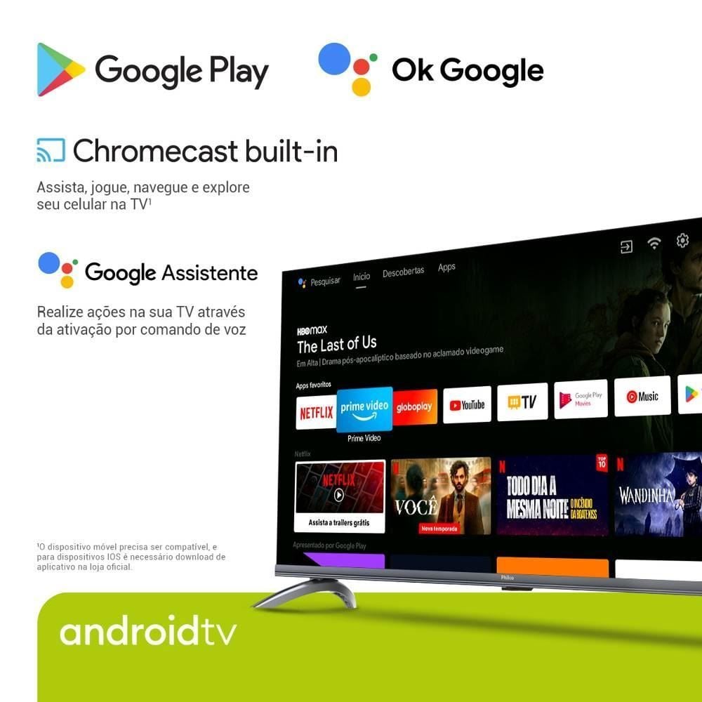Smart Tv Philco 32” Android Tv Led Hdr10 P32saa