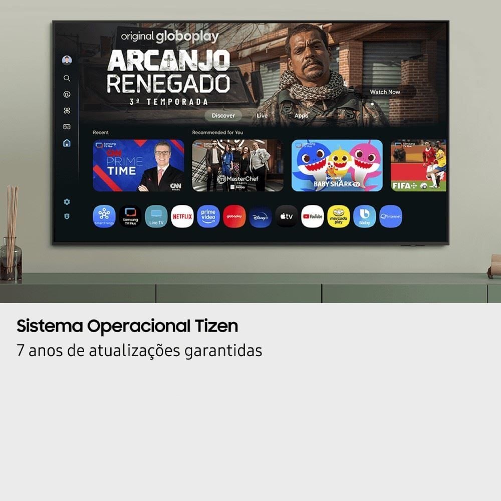 Smart Tv Samsung 55" Crystal Uhd 4K U8100f Tizen Gaming Hub