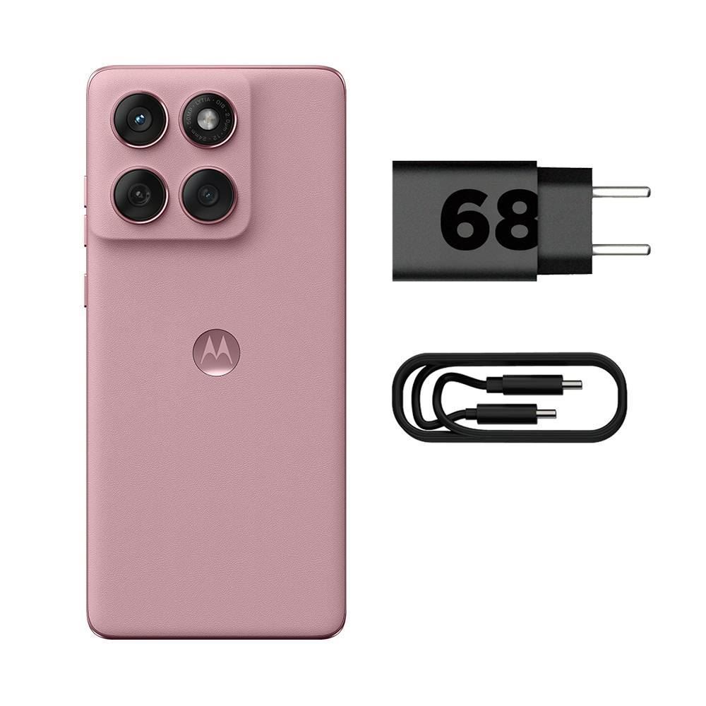 Celular Smartphone Motorola Edge 60 Fusion 5G 256Gb 8Gb - Rosa