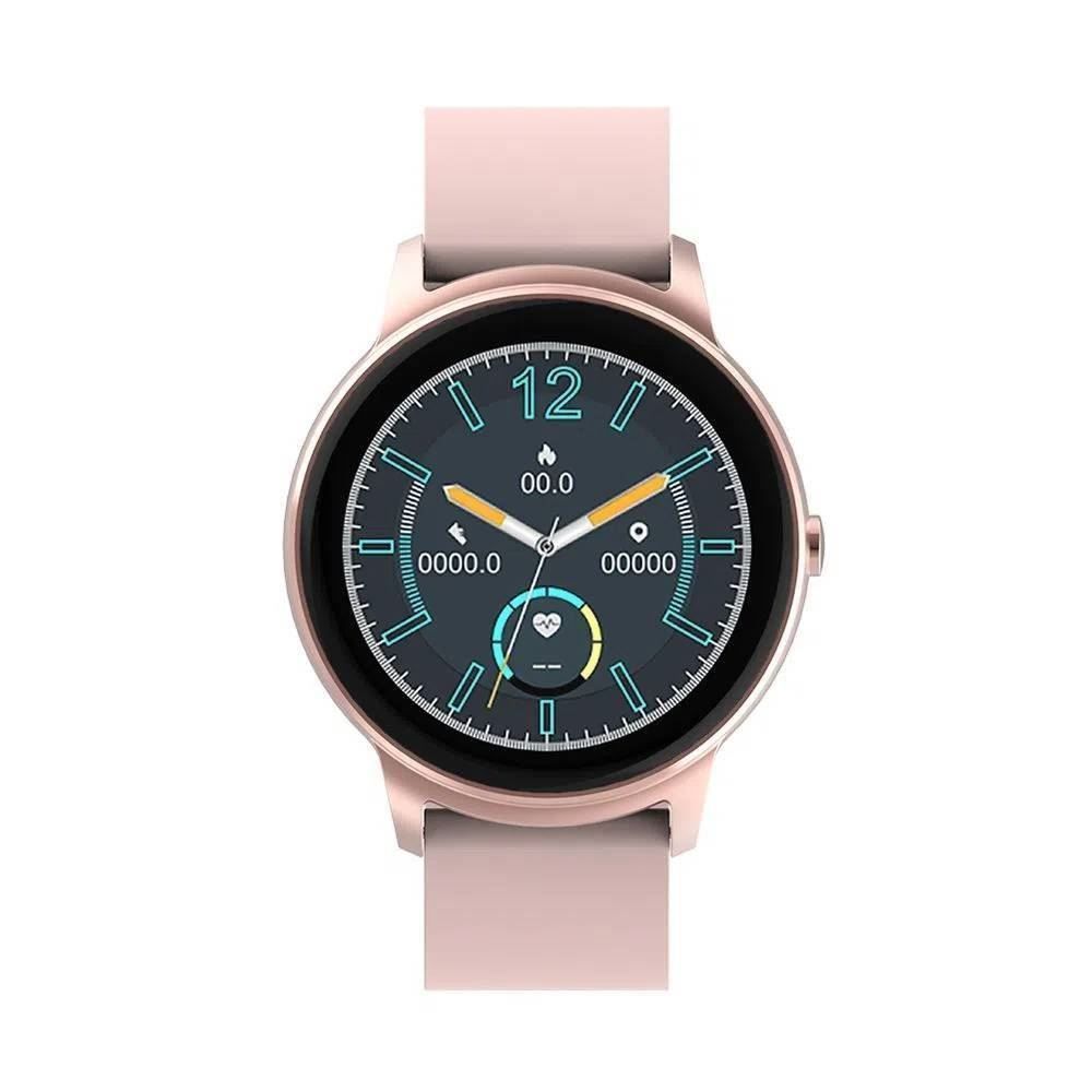 Smartwatch Átrio Viena Tela 1,30" Prova D'água - Rosa