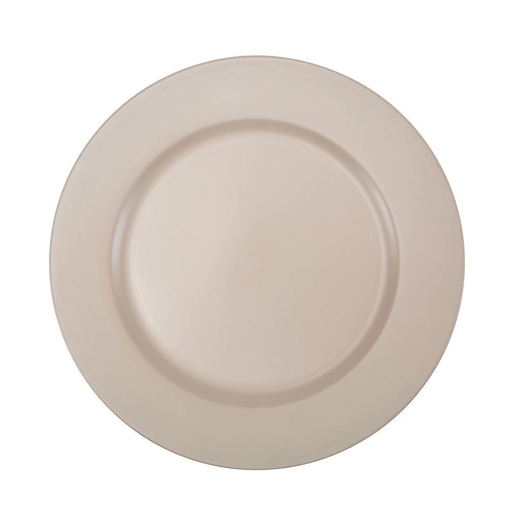 Sousplat Basic Havan - ST53098 Cru