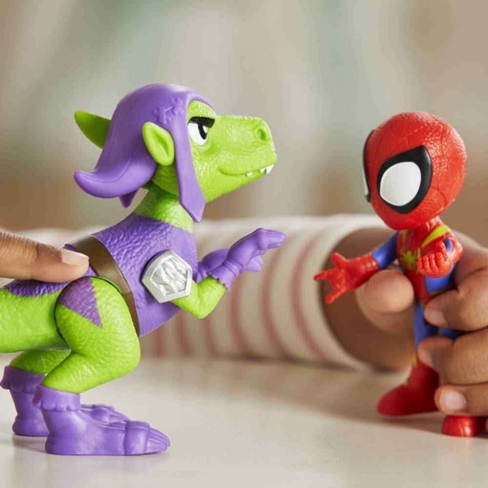 Spidey E Seus Amigos Dino-Webs Spidey E Duenderaptor Hasbro - G0120
