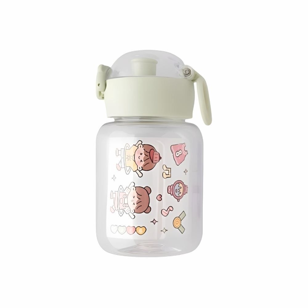 Garrafa Squeeze de Plástico com Adesivos Moment 500 ml - Sortido