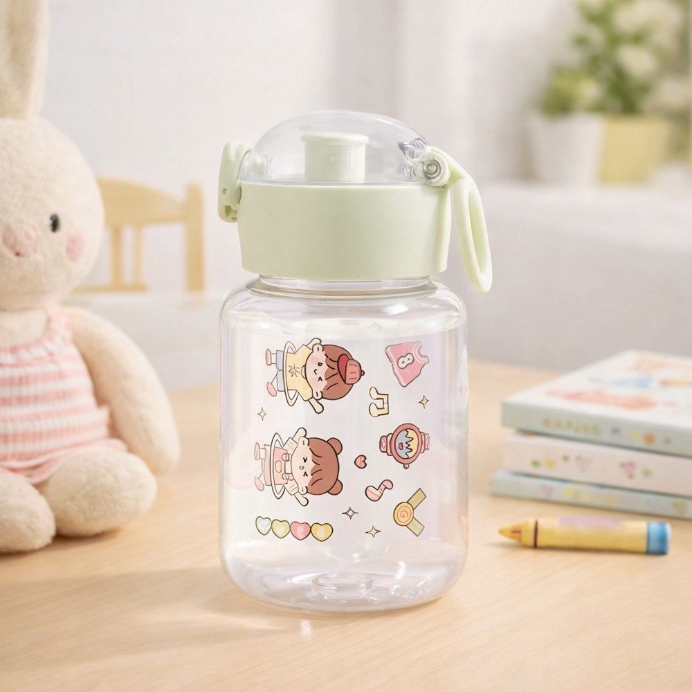 Garrafa Squeeze de Plástico com Adesivos Moment 500 ml - Sortido