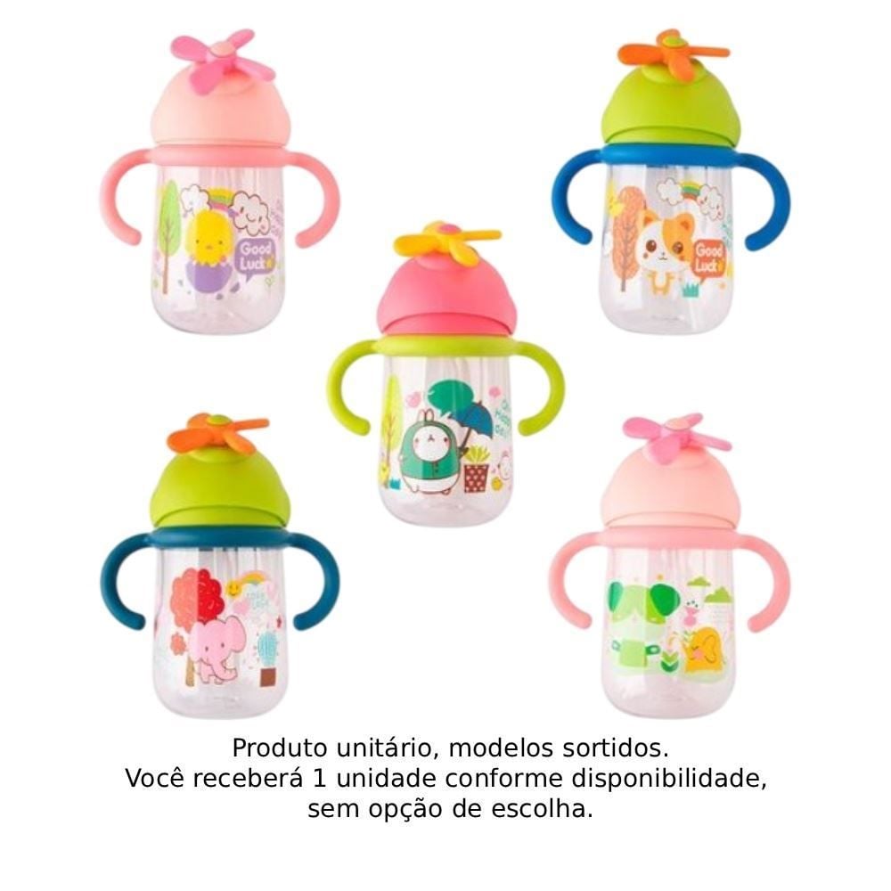 Squeeze Infantil com Alça 500Ml Flashgoods - Sortido