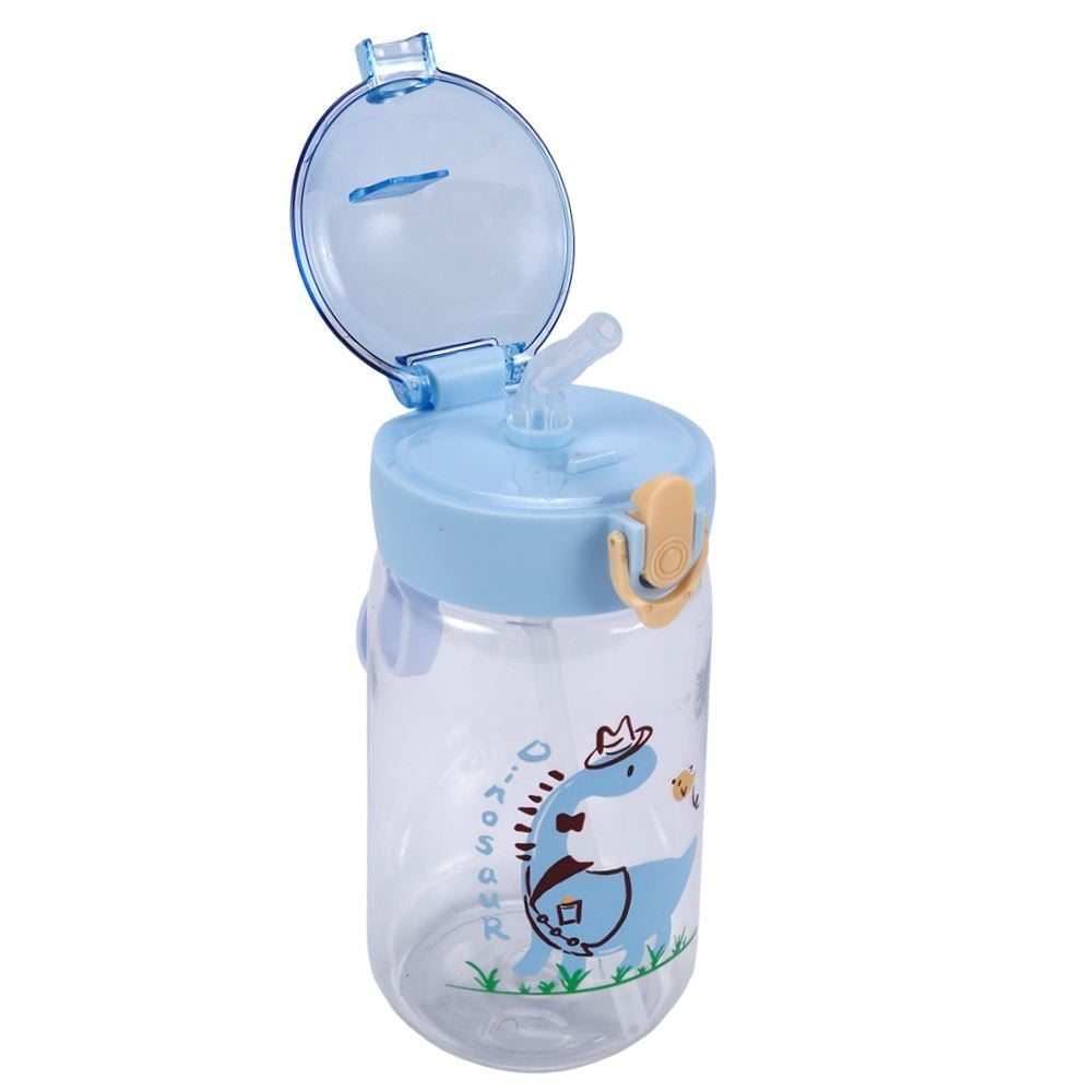 Garrafa Squeeze Infantil com Canudo 400Ml Flashgoods - Sortido