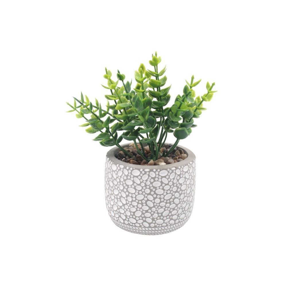 Suculenta Artificial Com Vaso De Cimento Havan Casa - 16 Cm