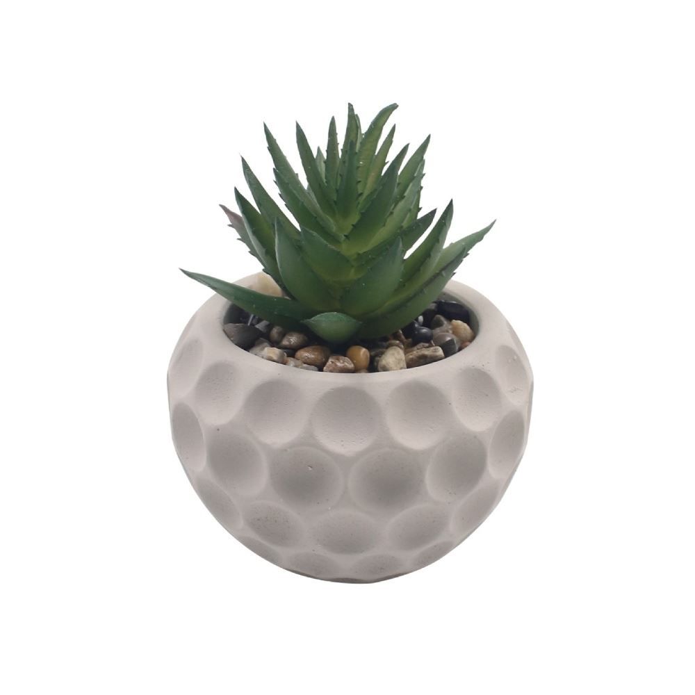 Suculenta Artificial Vaso de Cimento Havan Casa 10,5Cm - Sortido