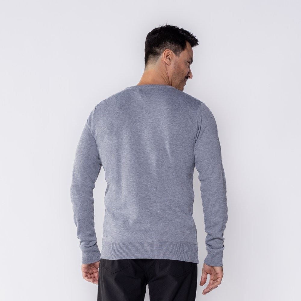 Suéter Masculino De Tricot Gola Redonda Marc Alain