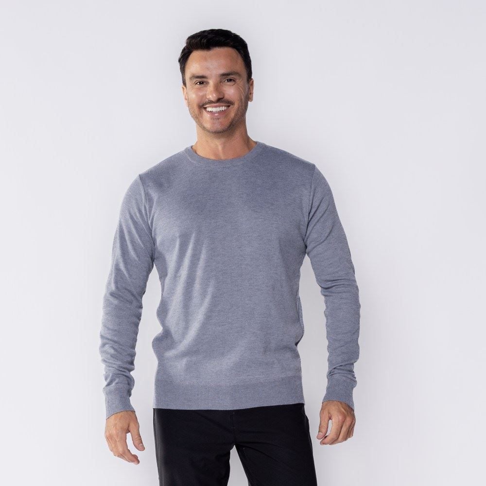 Suéter Masculino De Tricot Gola Redonda Marc Alain