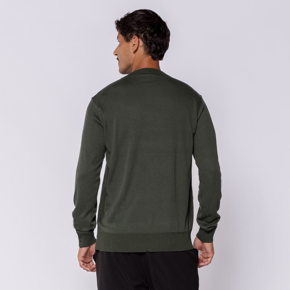 Suéter Masculino Em Tricot Com Relevo Marc Alain