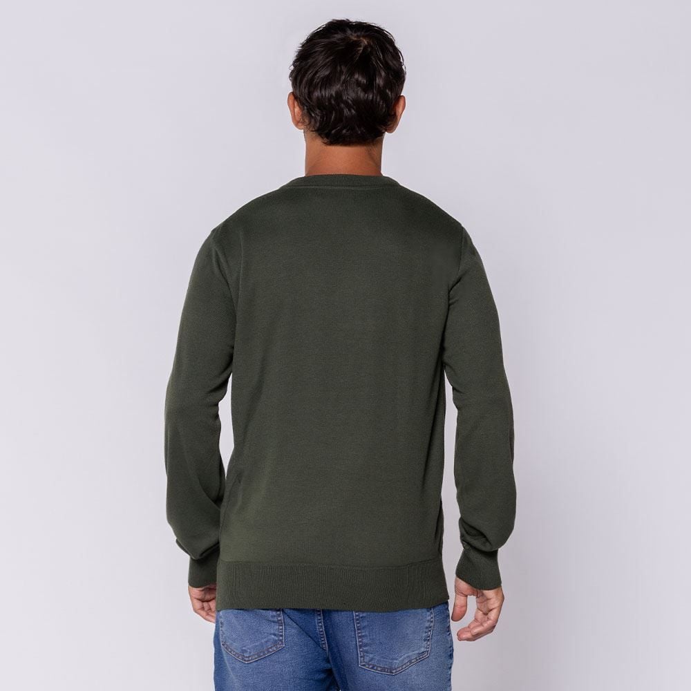 Suéter Masculino Em Tricot Com Textura Thing