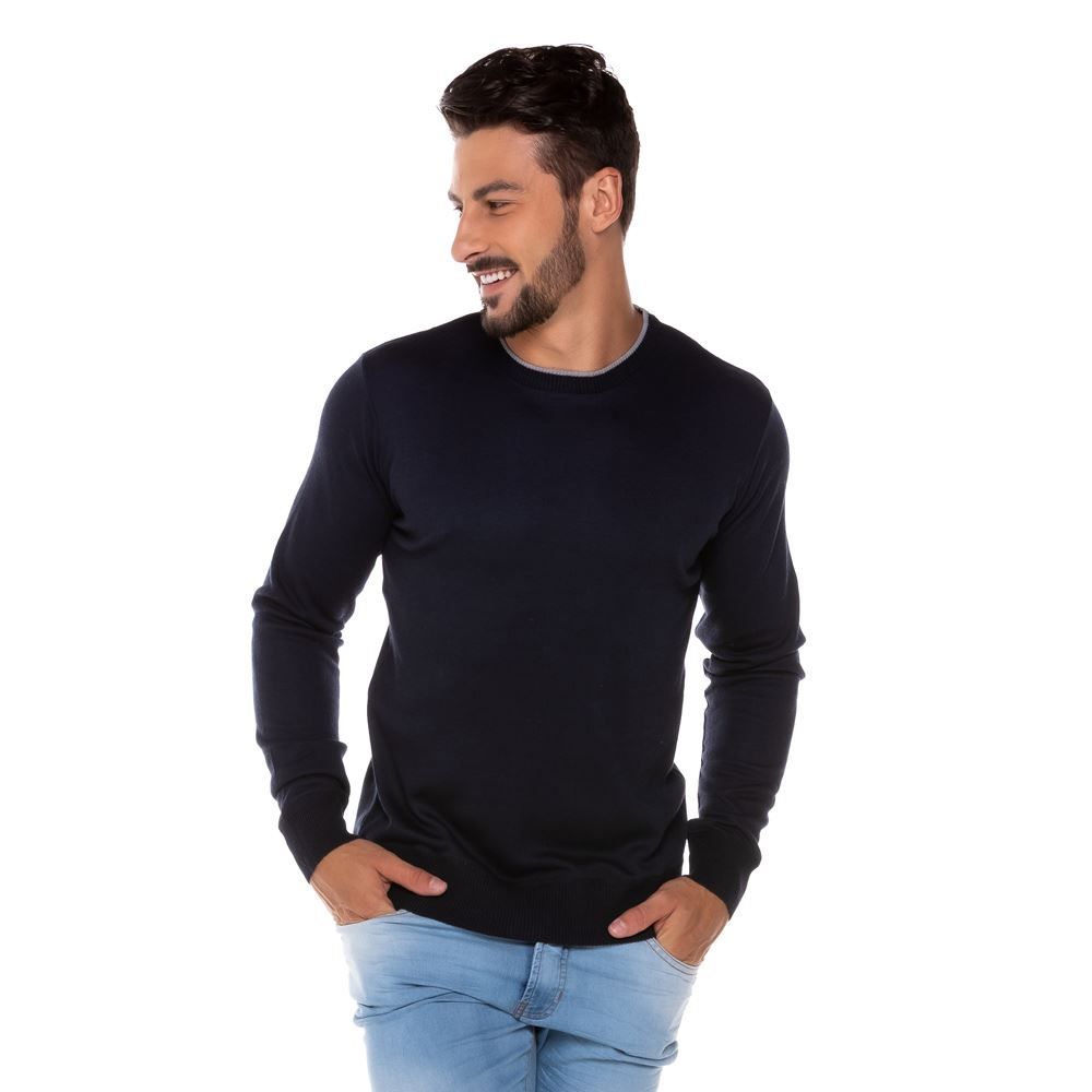 Suéter Tricot Gola Careca Marc Alain