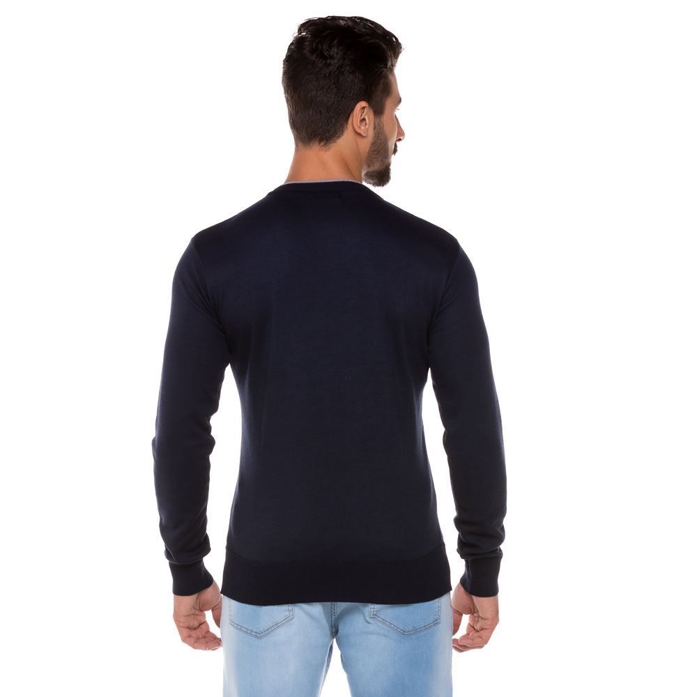 Suéter Tricot Gola Careca Marc Alain