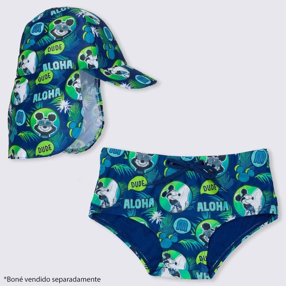 Sunga 1 a 3 anos Infantil Mickey Surf Disney
