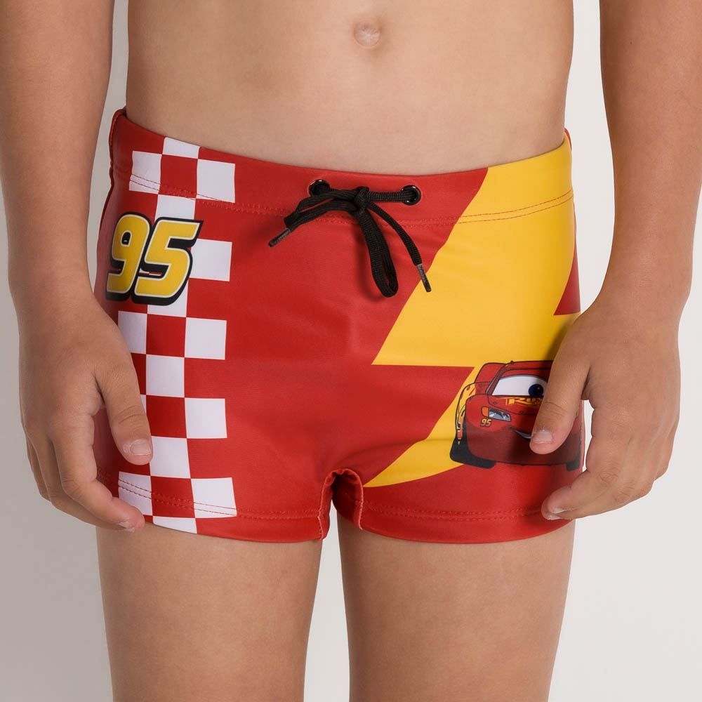 Sunga 4 a 10 anos Boxer Infantil Cars Disney