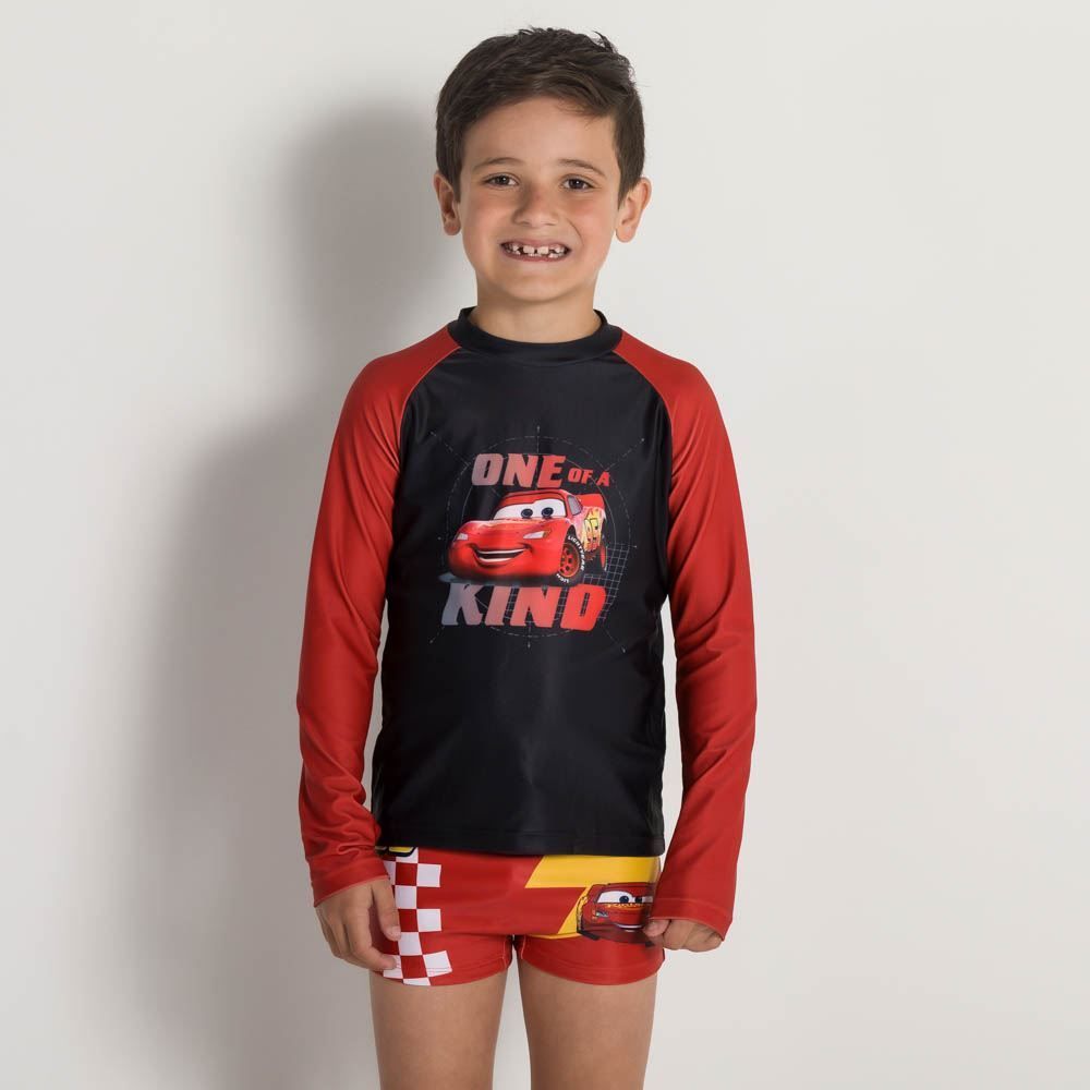 Sunga 4 a 10 anos Boxer Infantil Cars Disney