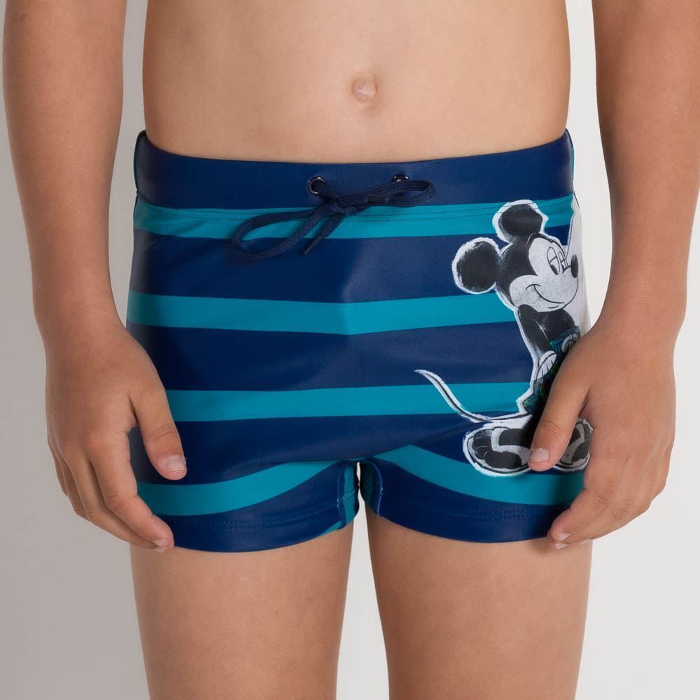 Sunga 4 a 10 anos Boxer Mickey Surf Disney