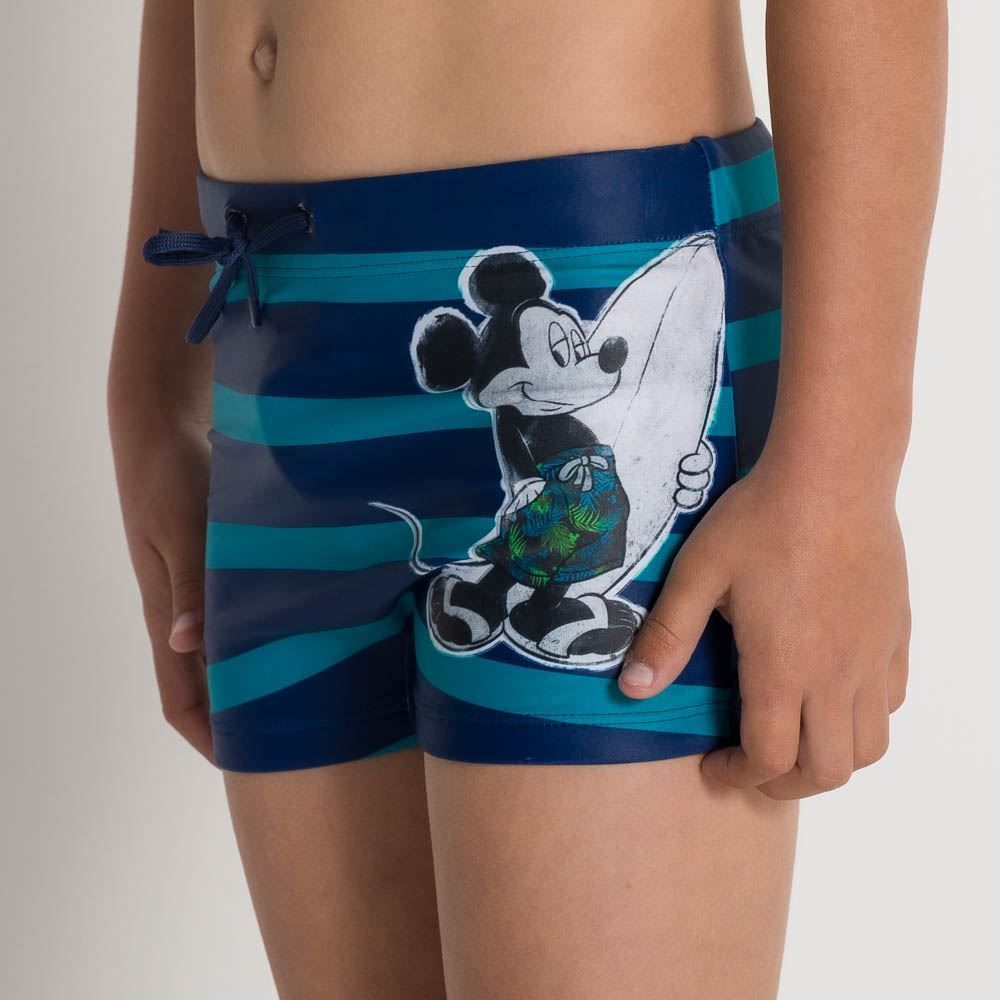 Sunga 4 a 10 anos Boxer Mickey Surf Disney