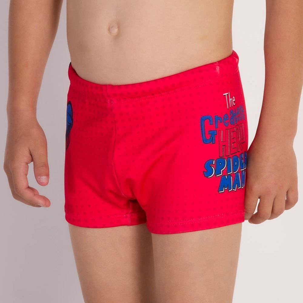 Sunga 4 a 10 anos Boxer Spider Man Marvel