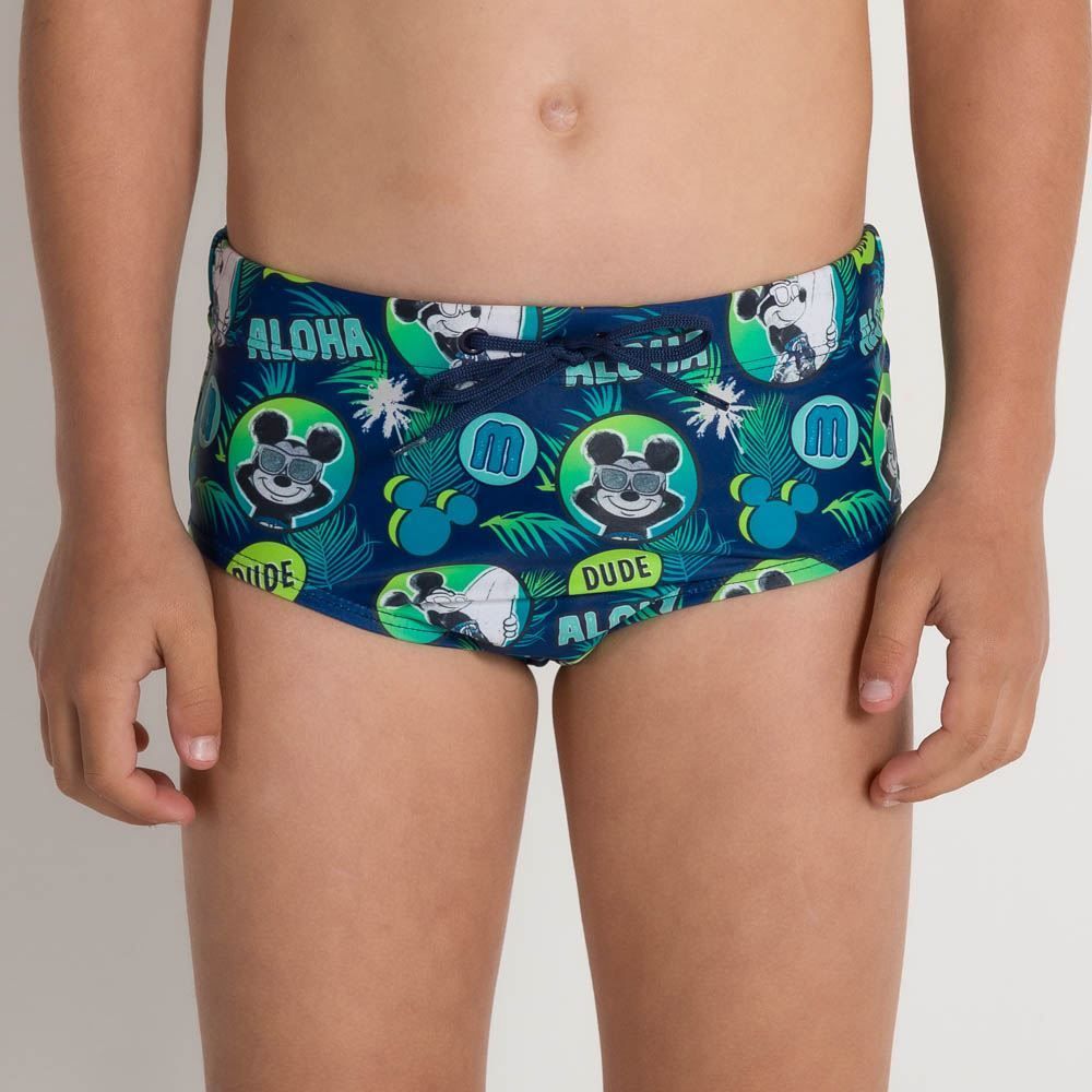 Sunga 4 a 10 anos Infantil Mickey Surf Disney