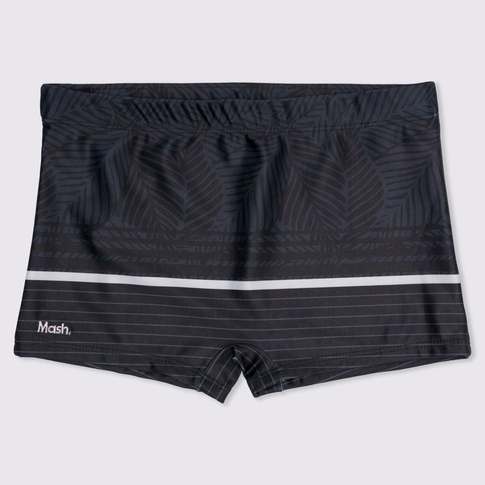 Sunga Boxer Estampa Folha Mash