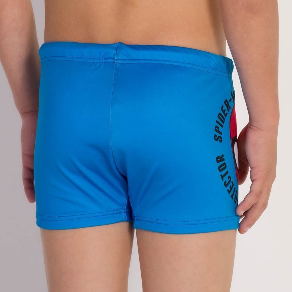 Sunga Infantil Boxer 4 a 10 Anos Spider Man Marvel