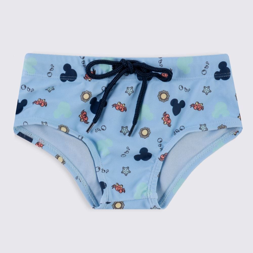 Sunga Infantil Menino Mickey 1 a 3 Anos Disney