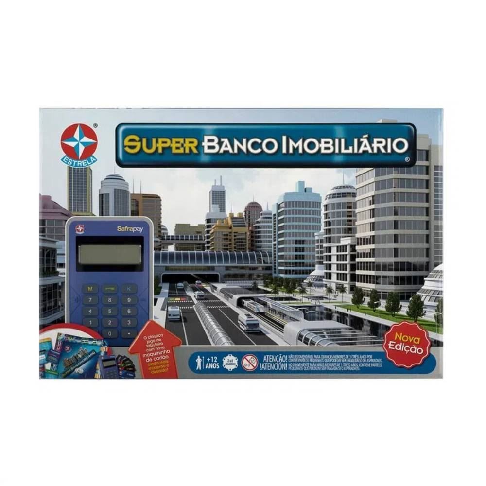 Super Banco Imobiliário Com Cartão Estrela - Colorido