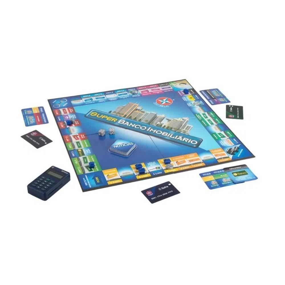 Super Banco Imobiliário Com Cartão Estrela - Colorido