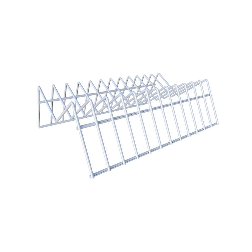 Suporte De Pratos Vertical Dicarlos - Branco
