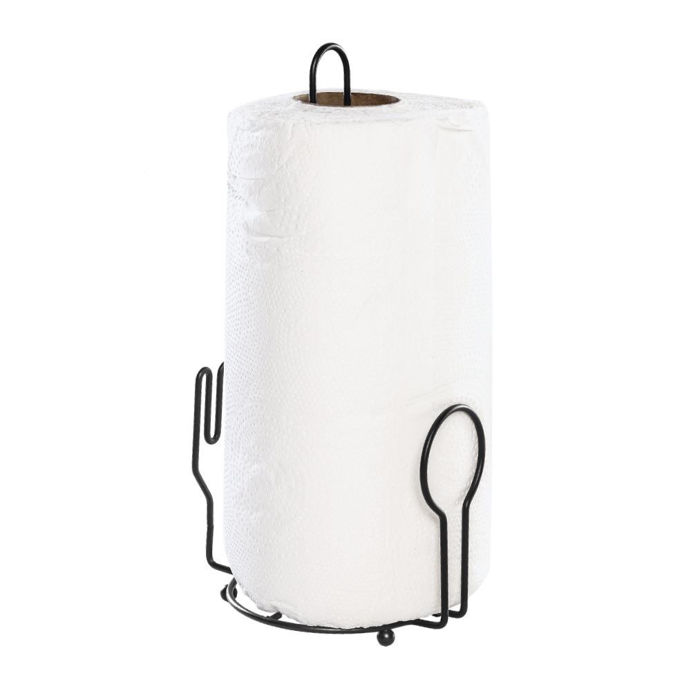 Suporte Para Rolo De Papel Toalha Querida Black Arthi 26 Cm - Preto