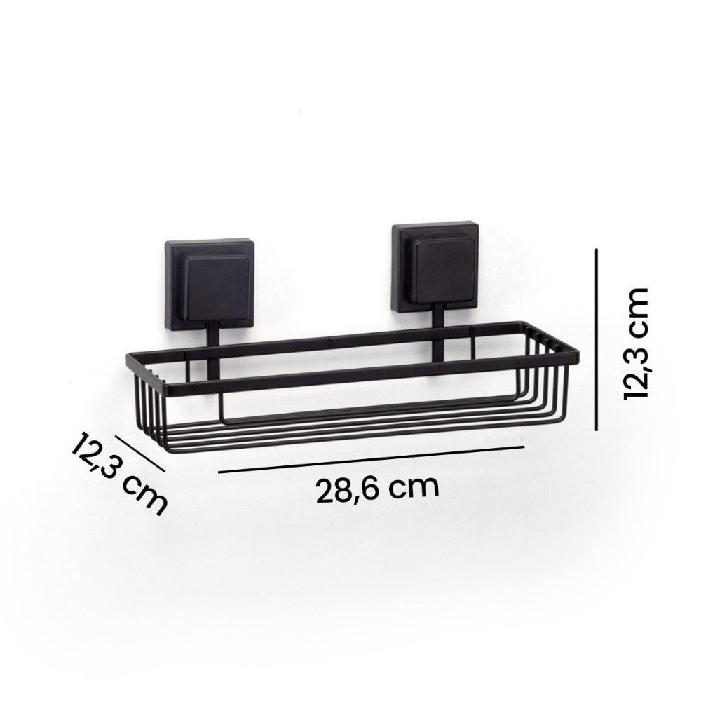 Suporte Para Shampoo Retangular Black Arthi - 3m