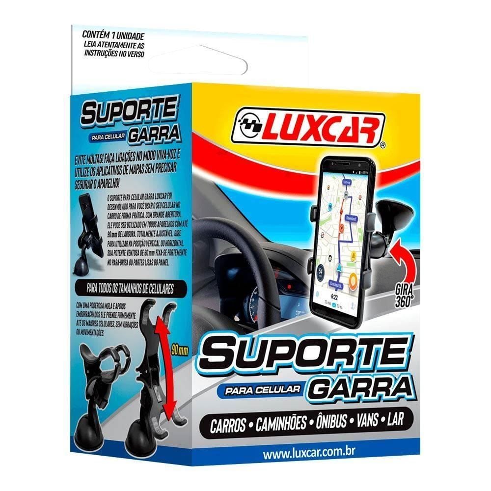 Suporte Veicular Para Celular Tipo Garra Luxcar - 9260