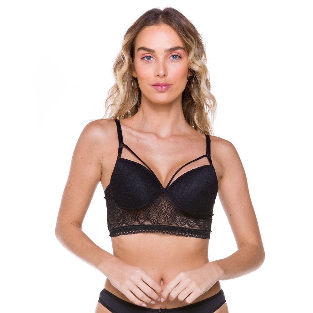 Sutiã Cropped Strappy Holla